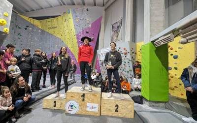 Maria Feo leitzarrak irabazi du Nafarroako boulder txapelketa