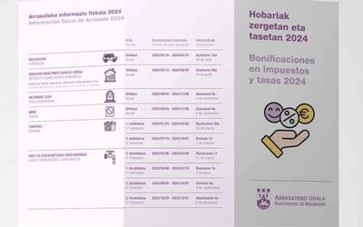 2024ko tributuen eskuorri informatiboa banatu du Udalak