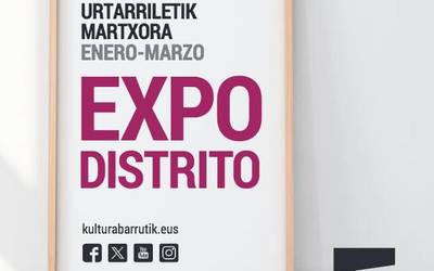 Bueltan da EXPODISTRITO aldi baterako erakusketen zikloa