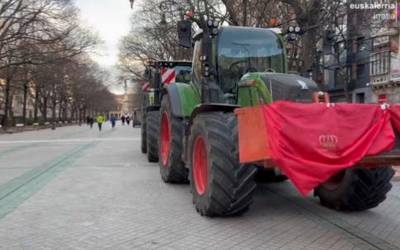 Gaur goizean traktoreak Iruñera itzuliko dira