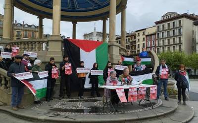 Israelen Estatua desegitearen aldeko protesta eginen du Palestinarekin Elkartasuna plataformak