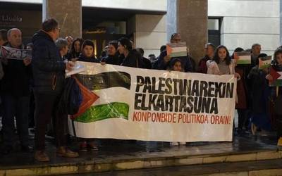 Lau mobilizazio egongo dira hurrengo egunetan Israeli exijitzeko indarkeria eten dezan behin betiko Palestinan