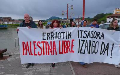 Mobilizazioak izan dira palestinaren askatasuna aldarrikatzeko