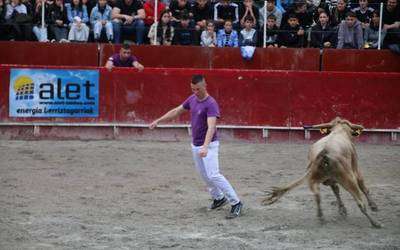 Gorka Santamaria 'Tota'-k bigarren egin du Bergarako errekortari txapelketan