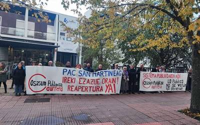 San Martingo Etengabeko Arreta Gunea irekitzeko eskatuko du Osasun Publikoa Aurrera plataformak