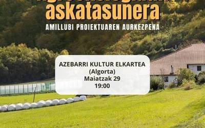 Amillubi proiektu agroekologikoa aurkeztuko dute Azebarrin