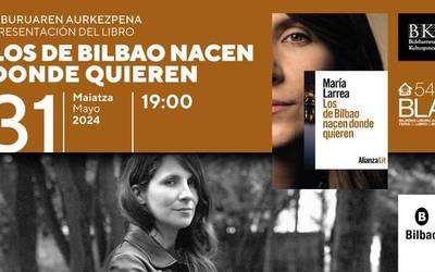 Maria Larreak “Los de Bilbao nacen donde quieren” liburua aurkeztuko du ostiralean