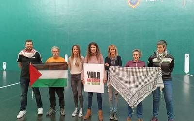 Adosen Udaberri Pilota Txapelketaren asteburuko jalaldia Palestinaren aldekoa izanen da