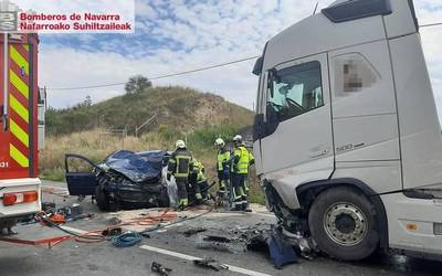 21 urteko gazte bat hil da auto istripuan, San Adrianen