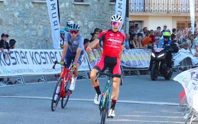 Iker Gomezek Iruñerriko hirugarren etapa irabazi, eta sailkapen orokorrarengatik borrokatuko du