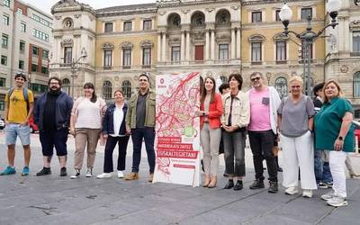 Bilboko herritarrek euskaltegietan matrikulea egitea gura dau Bilboko Udalak