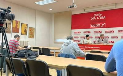 Gutxika txikituz doa soldata arrakala Nafarroan, CCOO sindikatuaren arabera