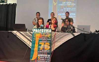 Palestinarekin elkartasunean manifestaziora deitu dute urriaren 5ean