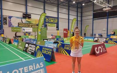 Amaia Torralba: "Ez nuen espero horrenbeste lorpen lortzea badmintonean"