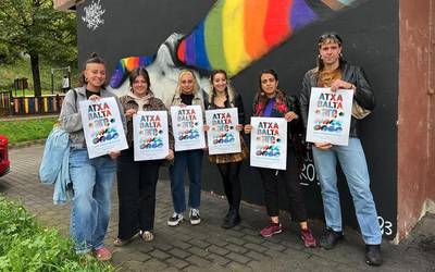 LGTBI+ diagnostikoaren lanketari ekin diote 'Atxabalta are harroago' leloarekin