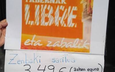 'Herriko tabernak libre' zozketako zenbaki saritua