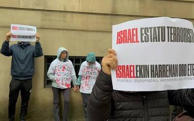 Palestinarekin elkartasunean Gobernu Ordezkaritzan kateatu dira GKSko kideak