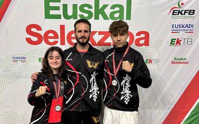 Brontzezko bi domina Euskadiko Karate Txapelketan