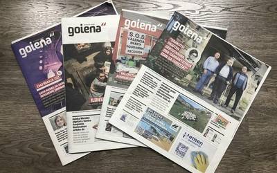 'Goiena' aldizkaria etxean jasotzeko eskaera egin beharko dute antzuolarrek