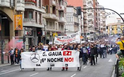 Mercedesen bederatzi orduko lanaldiak jarriko dituzte eta gaueko txanda kendu