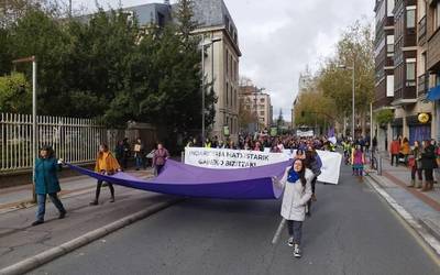 'Ez bazara koponbidea, arazoa zara': azaroaren 25eko lelo nagusia