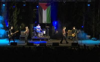 Palestinako egoera salatu dute Arrasaten musika bidelagun hartuta