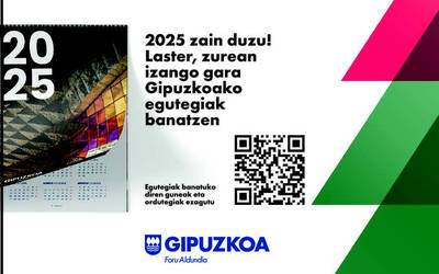 Foru Aldundiak 2025eko egutegiaren 40.000 ale banatuko ditu Gipuzkoan