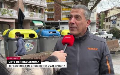 Zer eskatzen diote arrasatearrek 2025 urteari?