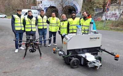Tecnaliak garatutako ibilgailu berria Abadiñon probatu dute