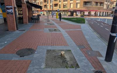 Hasi dira erdiguneko erdi-oinezkoentzako guneko paisaia  hobetzeko lanak