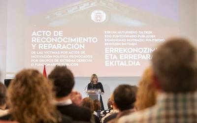 Ana Ollo: "Justifikaezina den indarkeriaren biktimei aitortza egitea garrantzitsua da"