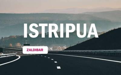 Auto biren arteko istripua gertatu da AP-8an, Zaldibar parean