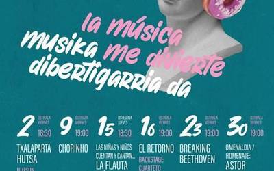 “Musika dibertigarria da” kontzertu didaktikoen zikloa maiatzaren 2an hasiko da