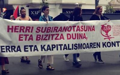 Kapitalismoari eta gerrari ez. Langileok gara alternatiba!
