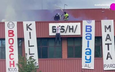BSHk ikusgarri izaten segitu nahi du: sanferminetako txupinazoa botatzeko proposamena egin dute langileek