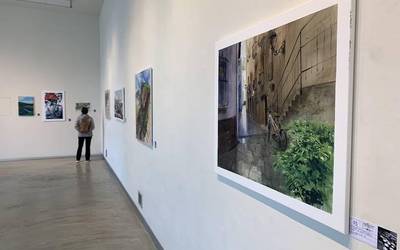 Kaleko pintura lehiaketako lanak, ikusgai Oxforden