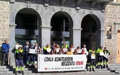 Amurrioko udal langileek jakinarazi dute mobilizazioak areagotuko dituzte