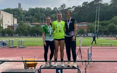Lucia Parada txapeldun Euskadiko Atletismo Txapelketan