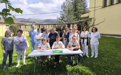 «Nafarroako Gobernuaren ardura agerian jartzeko» elkarretaratzea eginen dute bihar Elizondoko Benito Menniko langileek Iruñean