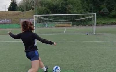 Urnietako futbolariak abilezia jokoan