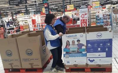 Biltegiak "hutsik" daudela eta, dohaintzak egiteko eskatu du Gipuzkoako Elikagaien Bankuak