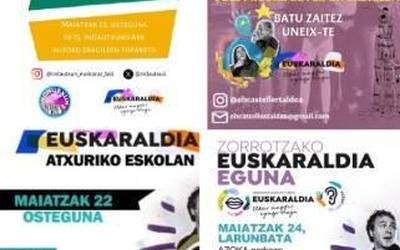 Euskaraldiari amaiera emateko ekitaldiak antolatu dituzte Bilboko lau auzotan