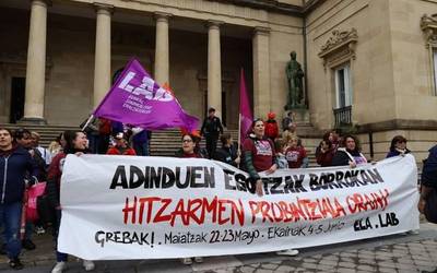 Zaintza lanak aitortzeko galdegin dute erresidentzietako greban