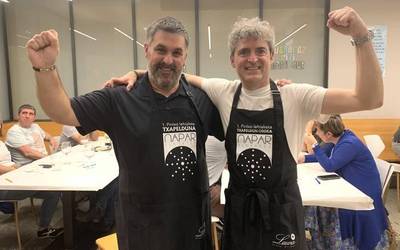 [BIDEOA]: Zigor Gerediagak irabazi du Napar txokoko pintxo-lehia