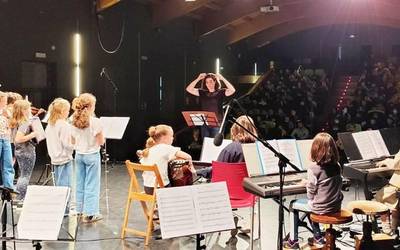 [ARGAZKIAK] Kontzertu pedagogikoak eman dituzte Berako musika eskolako ikasleek eta irakasleek