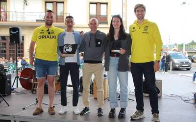 Merezitako aitortza Libe Arruabarrenari eta Kamel Ziani atletismo taldeari