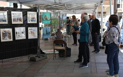 Arrasate Margo Taldearen Arte Azoka Seber Altuben, Kulturateko erakusketaren osagarri