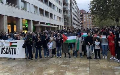 Palestinako sarraskia gelditzea eskatuko dute Durangon