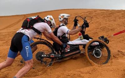 "Titan Desert bukatuta, gauza handia egin dugula konturatu gara"