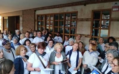 [ARGAZKI GALERIA] Ekaitza ez da oztopo izan 'Zornotzan Kantuz' egiteko